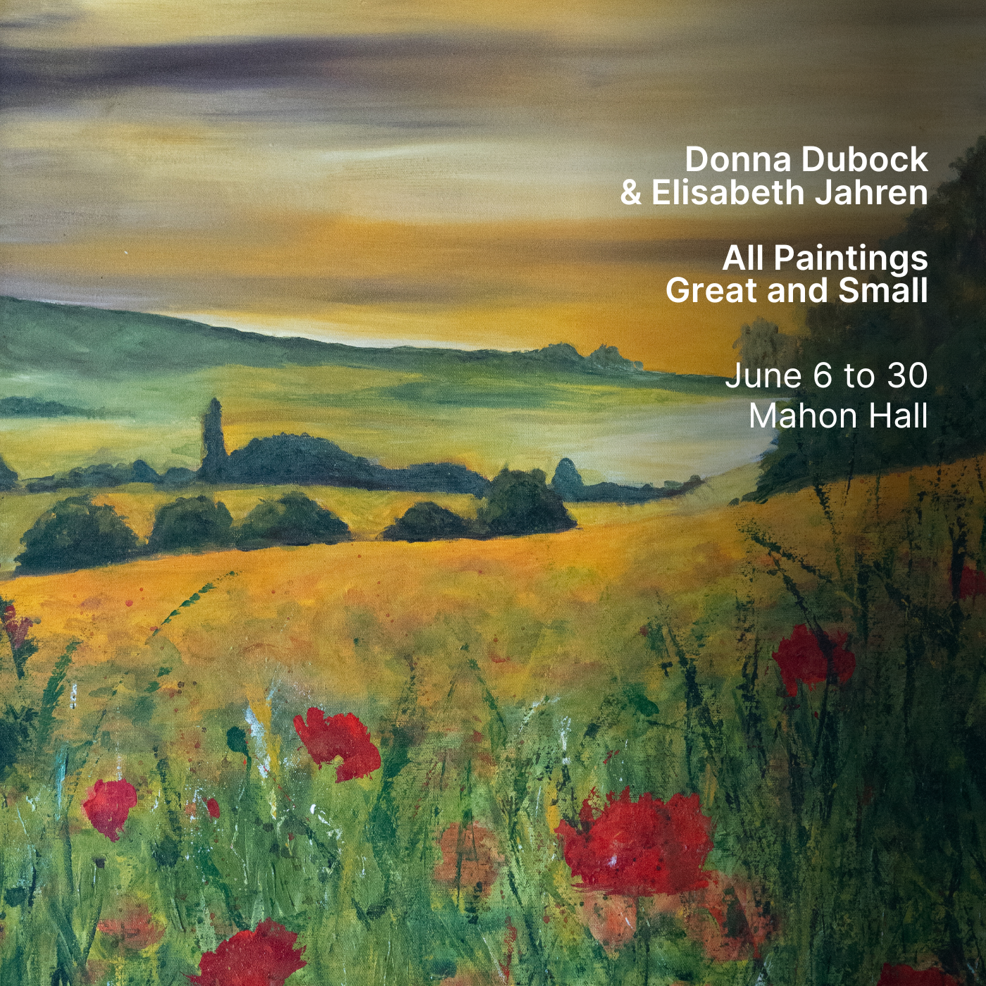 Showcase Exhibition — All Paintings Great and Small | Donna Dubock & Elisabeth Jahren